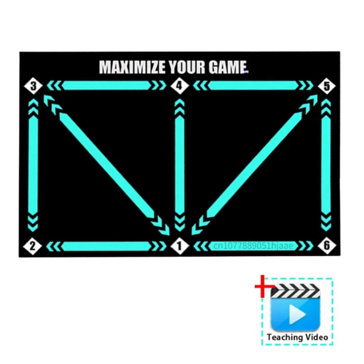 Professional Football Training Mat and Video Coaching Program