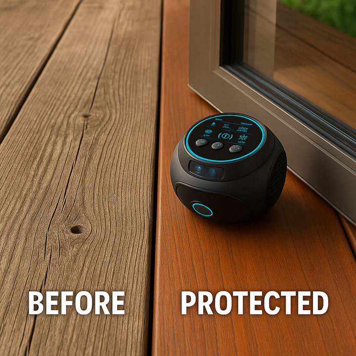 Ultrasonic Bee and Wasp Repellent for 360-Degree Coverage
