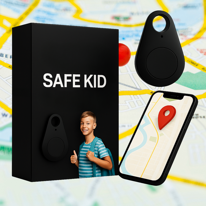 Waterproof Child GPS Tracker with Live Location & SOS Features