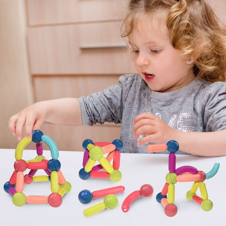 Magnetic Creative Sticks for Imaginative Building