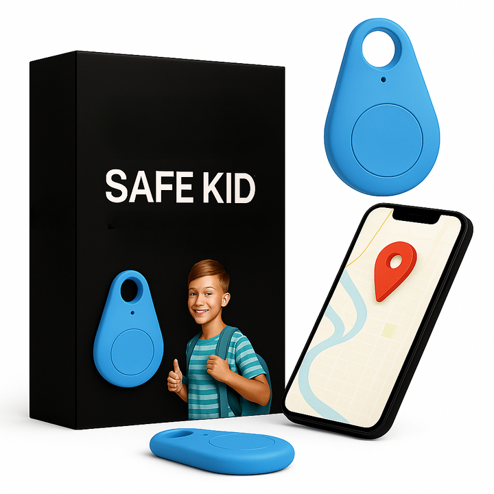 Waterproof Child GPS Tracker with Live Location & SOS Features