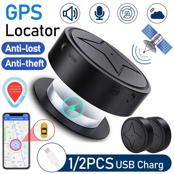 Compact GPS Tracker – Real-Time Location Tracking Device with Magnet for Valuables, Pets, and Vehicles