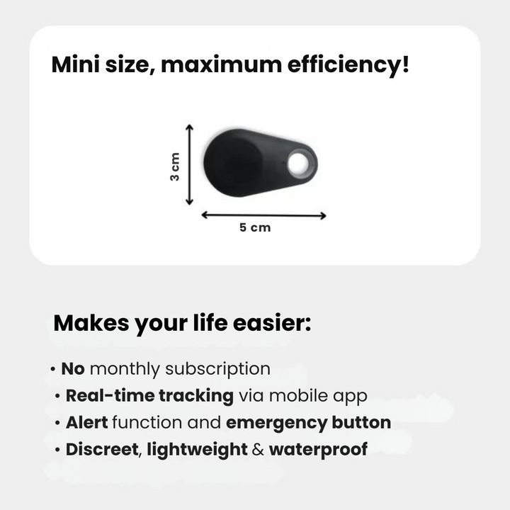 Waterproof Child GPS Tracker with Live Location & SOS Feature