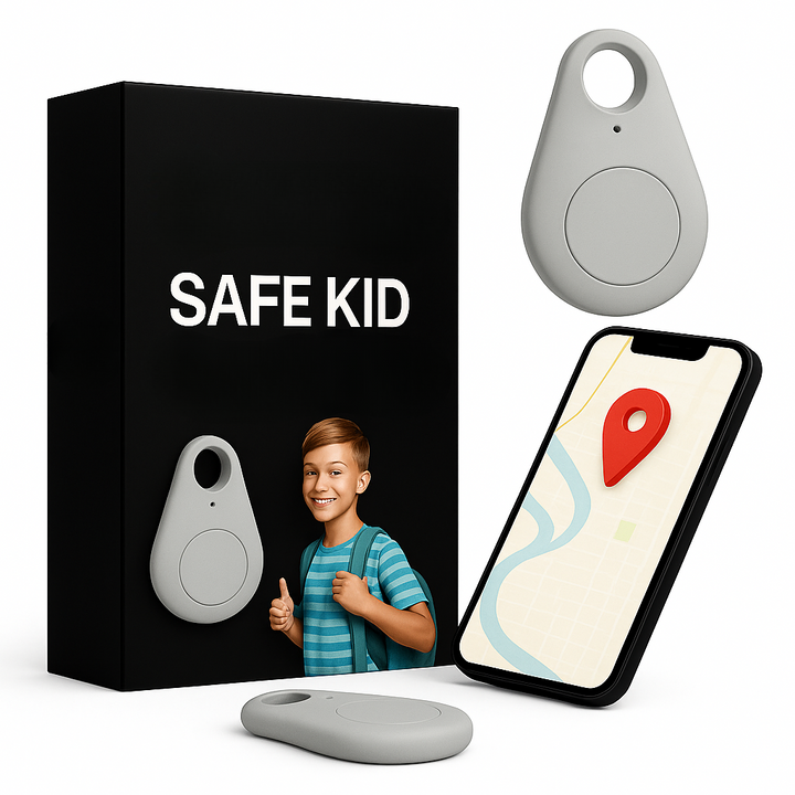 Waterproof Child GPS Tracker with Live Location & SOS Features
