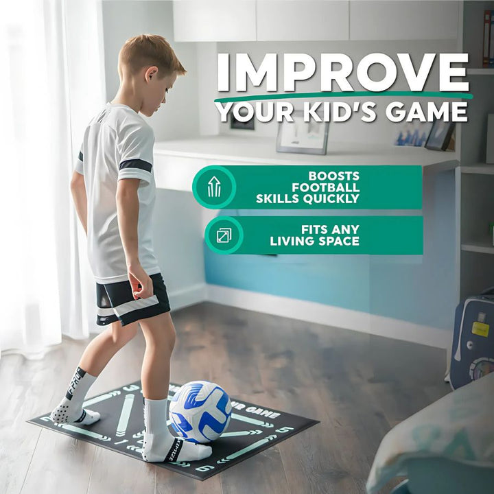 Professional Football Training Mat and Video Coaching Program
