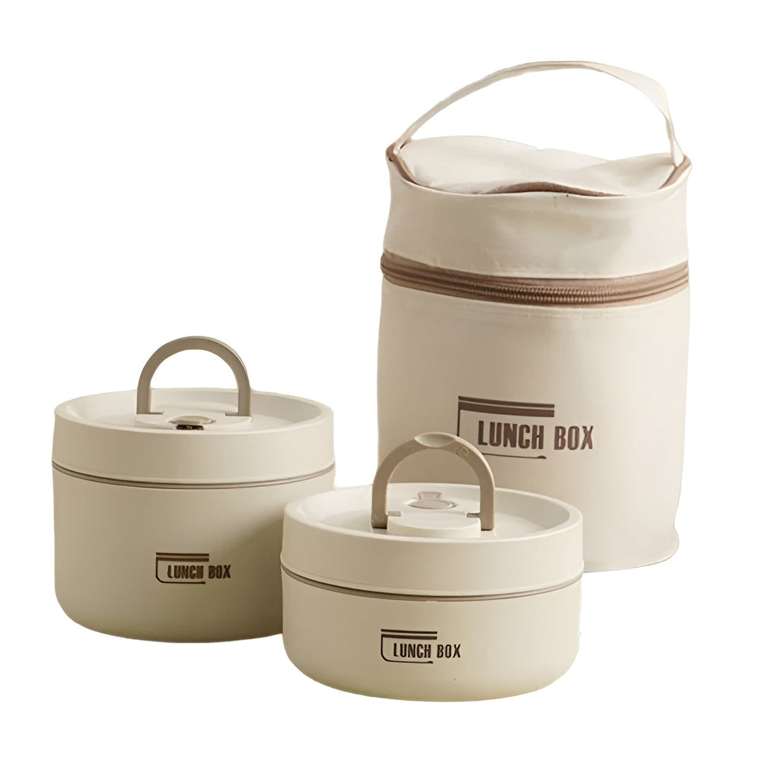 Insulated Lunch Box with Multi-Layer Compartments & Leak-Proof Design | Comes with Carry Bag