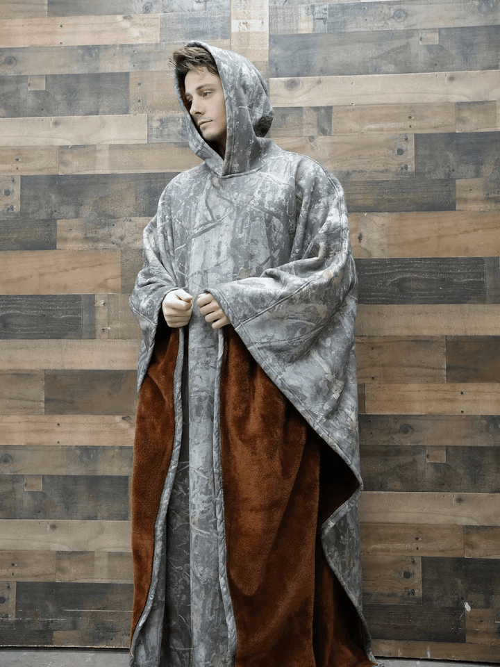 Hoodie Calming Blanket Oversize Soft Fabric