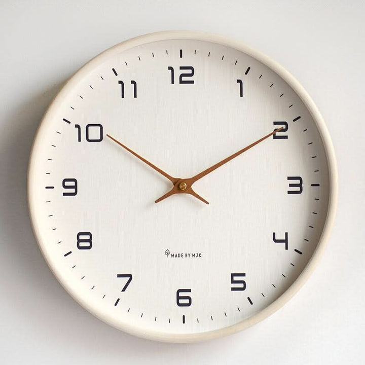 Scandinavian Wooden Wall Clock with Minimalist Design