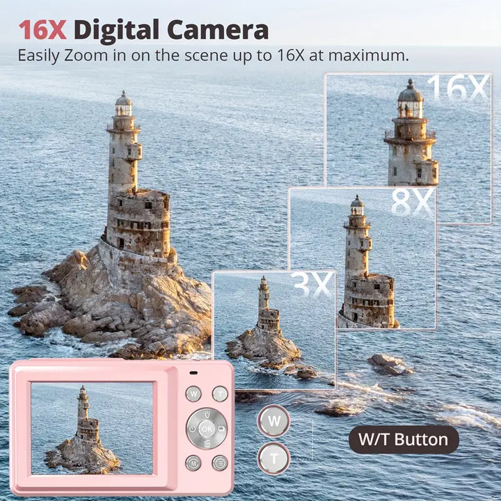 Vintage-Inspired Digital Camera - Capture Timeless Moments