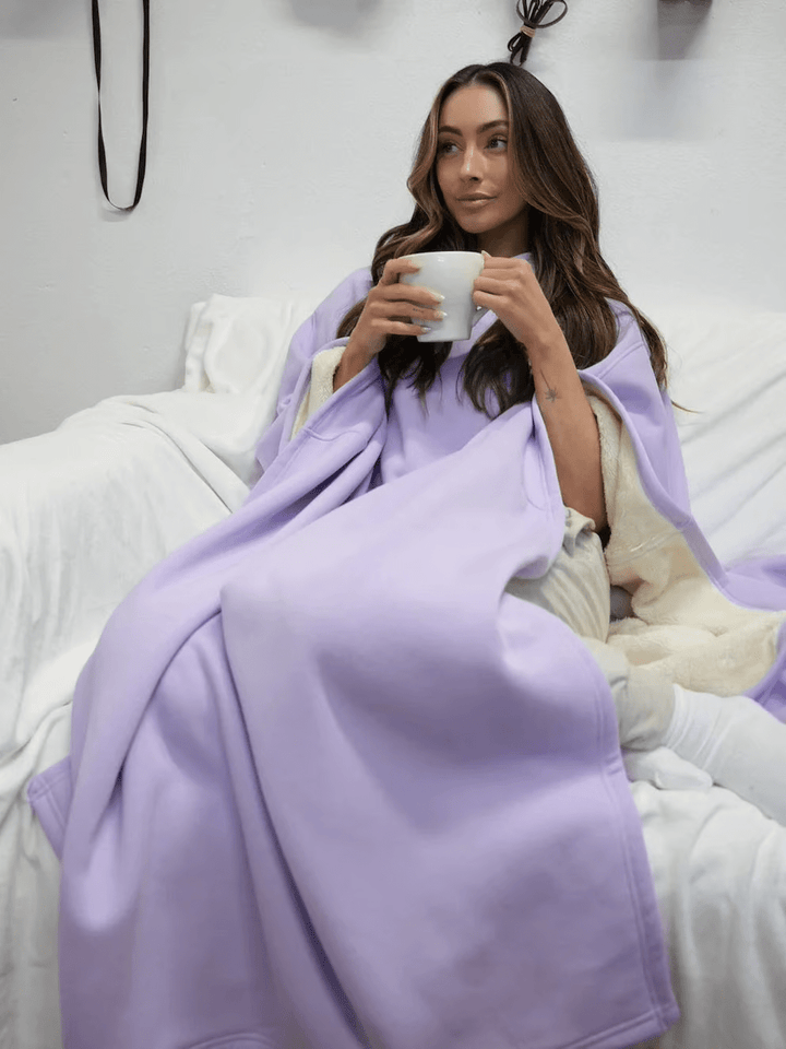 Hoodie Calming Blanket Oversize Soft Fabric