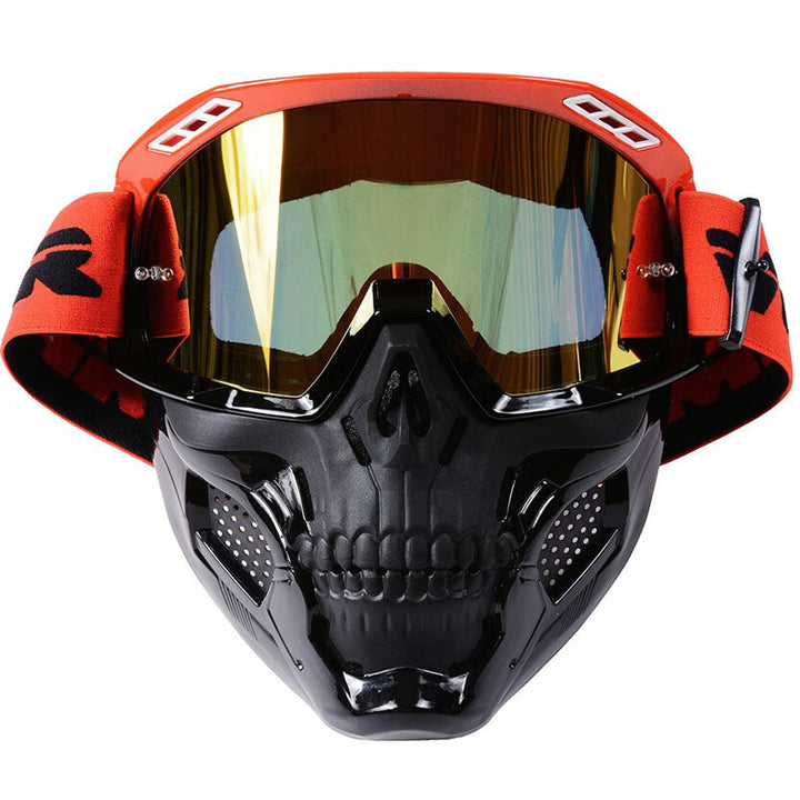 Motorcycle Goggles with Impact-Resistant Lenses