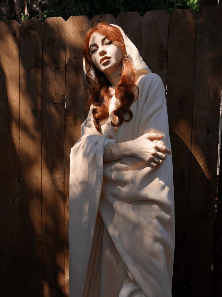 Hoodie Calming Blanket Oversize Soft Fabric