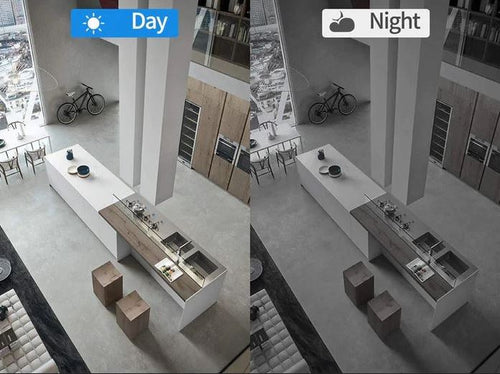 Compact WiFi Camera with Night Vision, 1080P Video, and Clear Audio
