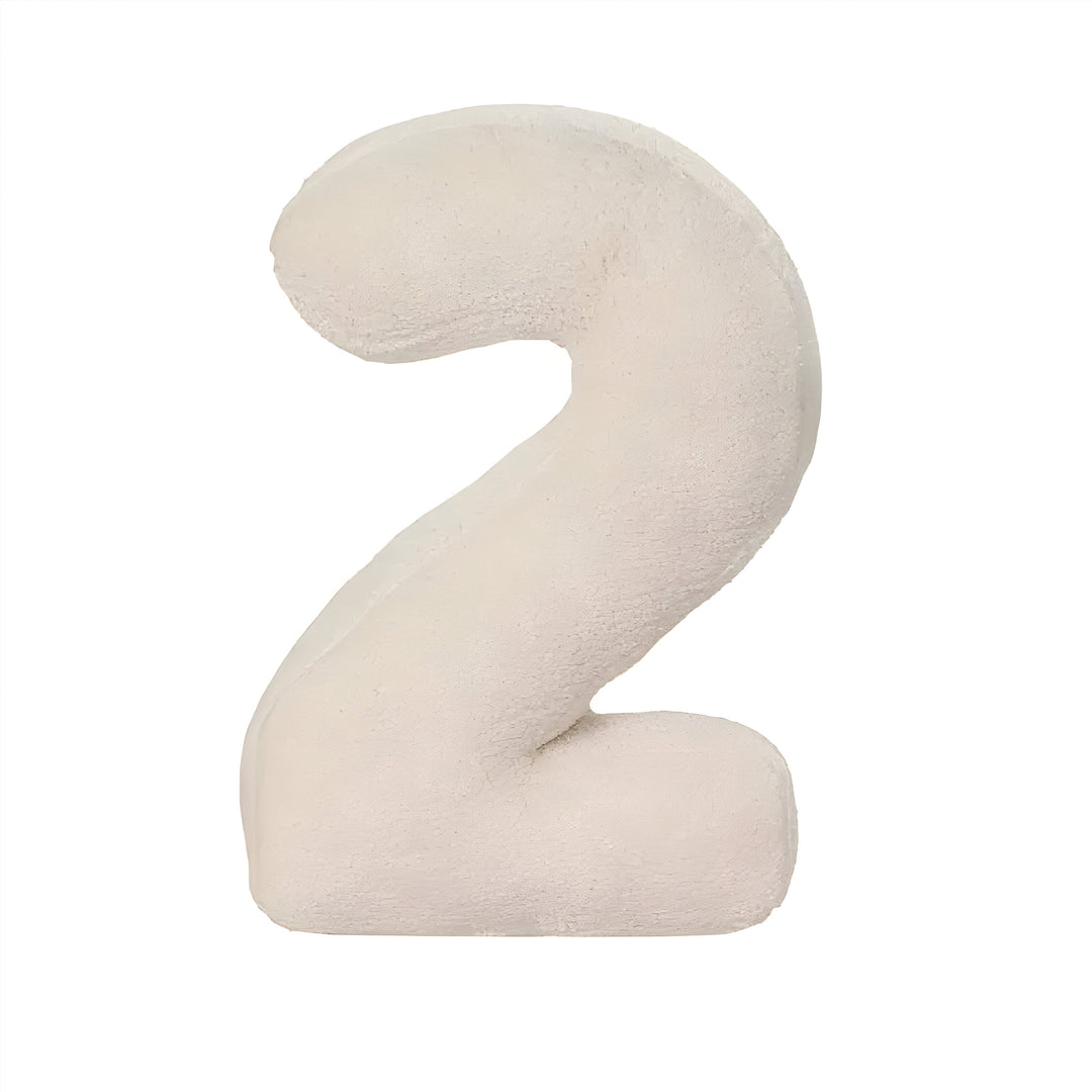 Customizable Plush Letter Cushion - Soft Decorative Accent for Sofa or Kids' Room