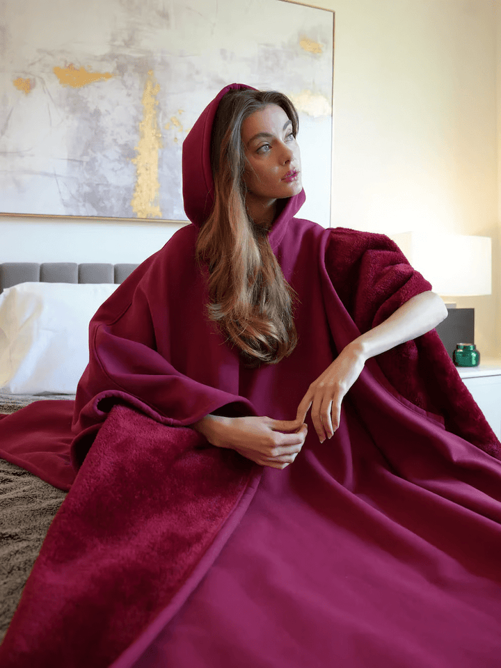 Hoodie Calming Blanket Oversize Soft Fabric