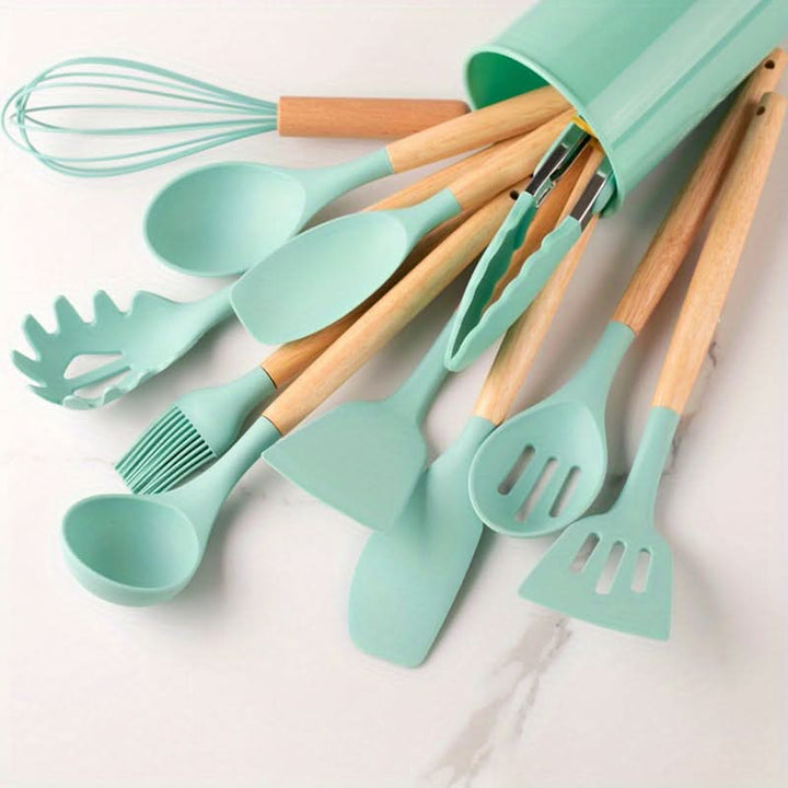 12-Piece Kitchen Silicone Set | Heat Resistant & Dishwasher Safe