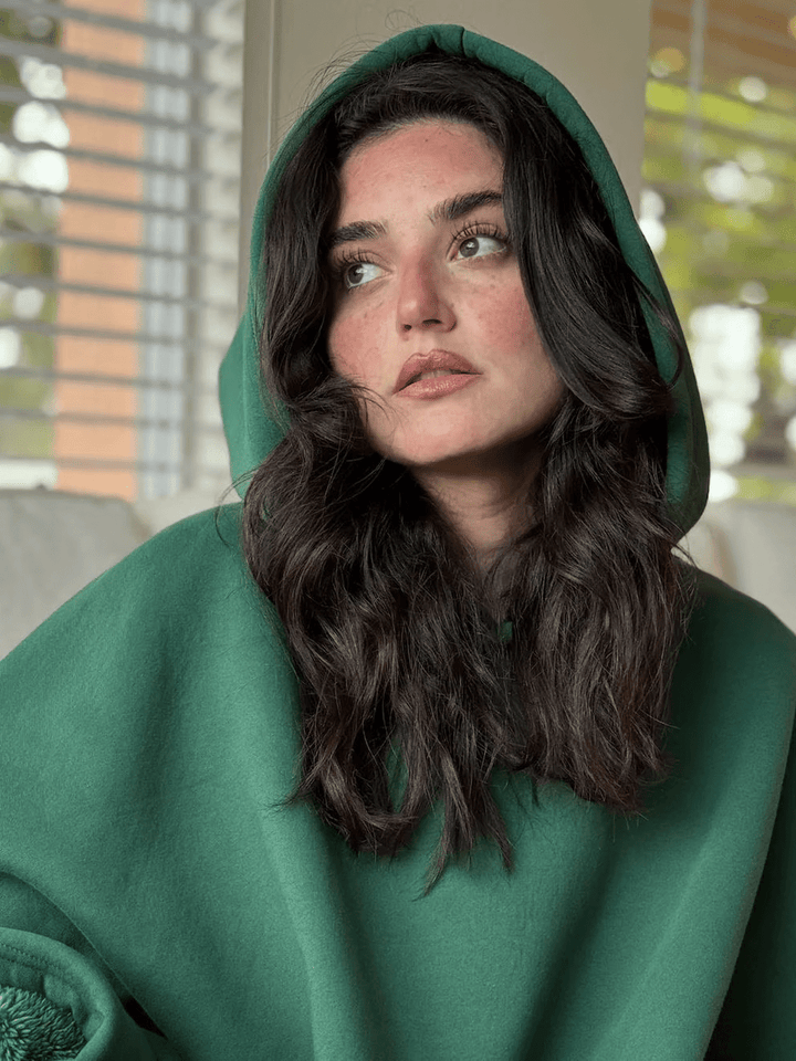 Hoodie Calming Blanket Oversize Soft Fabric