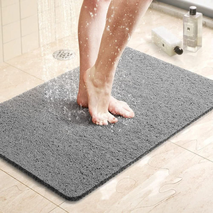 Non-Slip Shower Mat with Drainage System