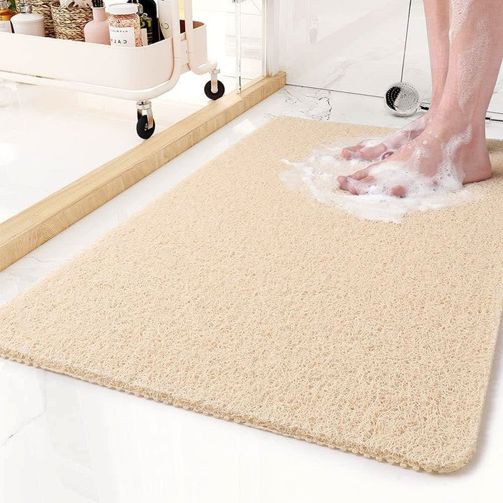 Non-Slip Shower Mat with Drainage System
