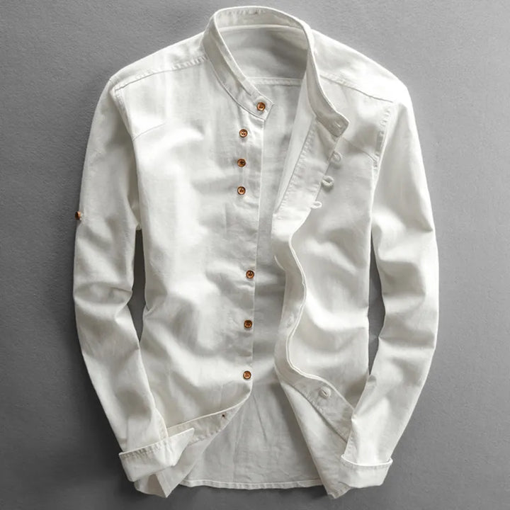 Men's Elegant Shirt | Stand Collar