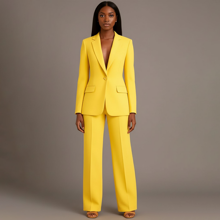 Women's Formal Suit Set | Tailored Long