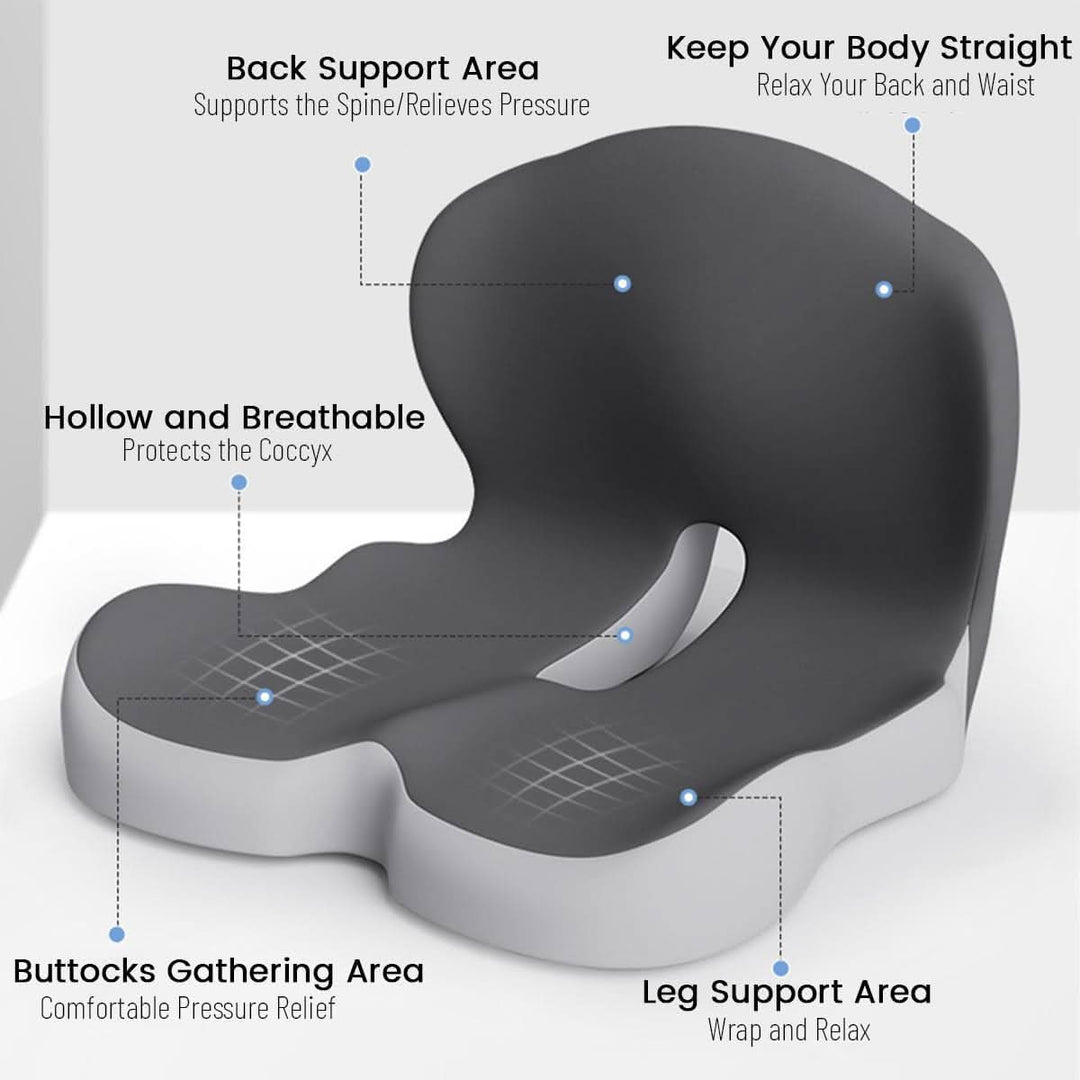 Premium Memory Foam Cushion for Enhanced Posture and Comfort