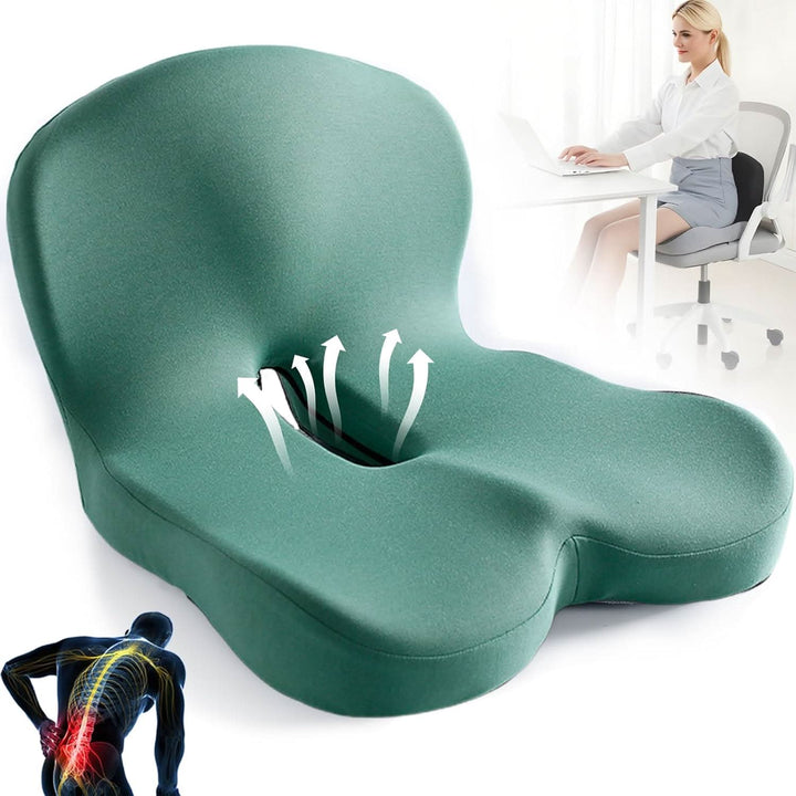 Ergonomic Lumbar Support Cushion for Office Chairs and Cars