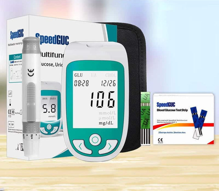 Health Monitor: Cholesterol, Glucose & Uric Acid Levels