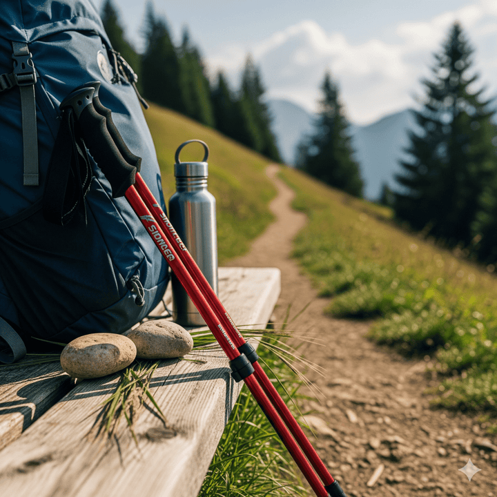 Adjustable Trekking Poles for Enhanced Stability and Comfort
