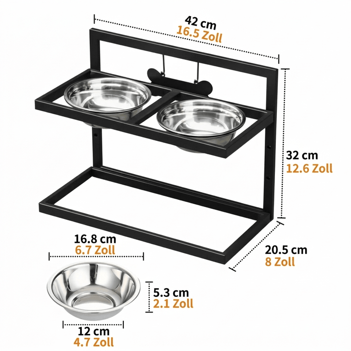 Ergonomic Feeding Station for Promoting Healthy Posture in Large Dogs