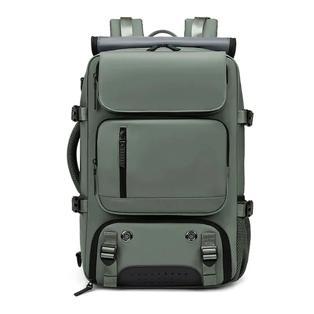 Large Waterproof Travel Backpack with USB Port
