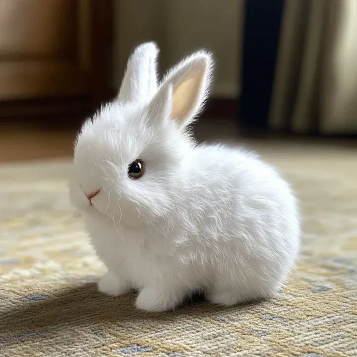 Animated Rabbit | Realistic Hopping Plush Bunny for Kids