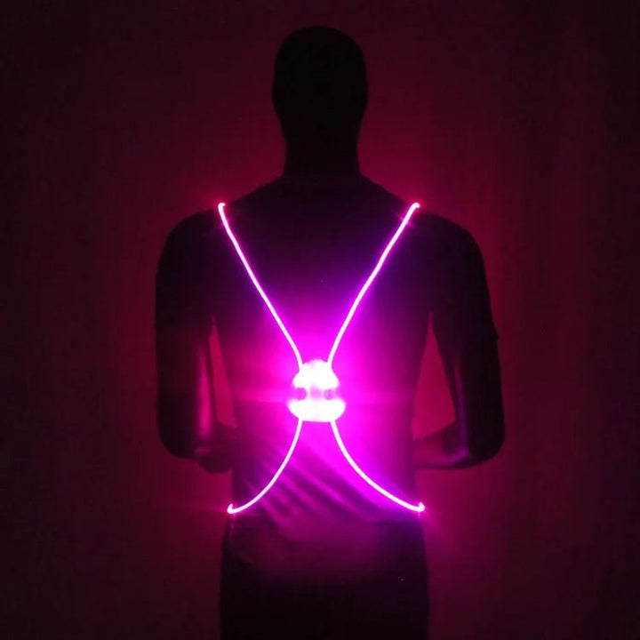 Reflective LED Vest for Running, Cycling, and Walking