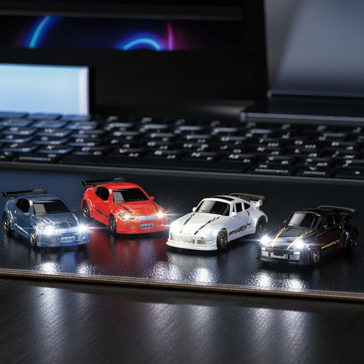 Compact 1:64 Remote-Controlled Drift Car for Smooth Gliding