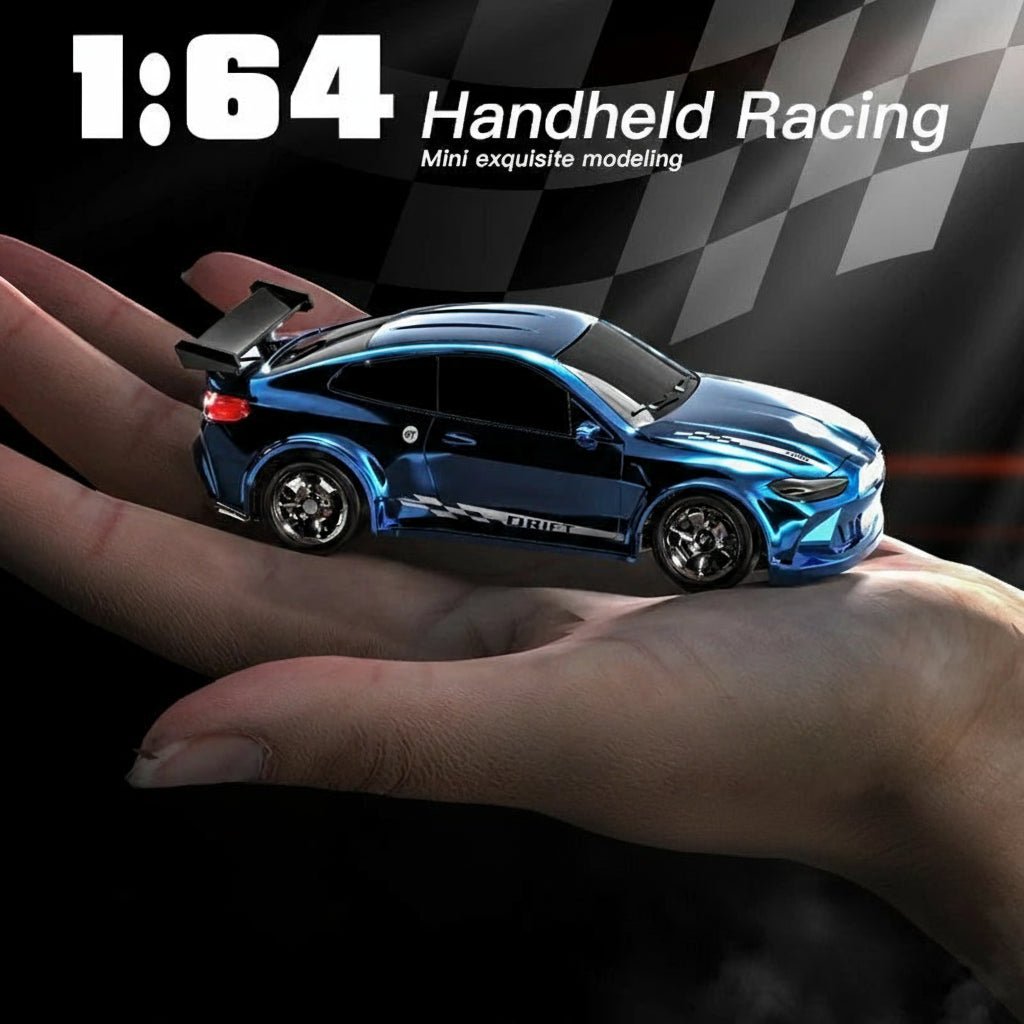 Compact 1:64 Remote-Controlled Drift Car for Smooth Gliding
