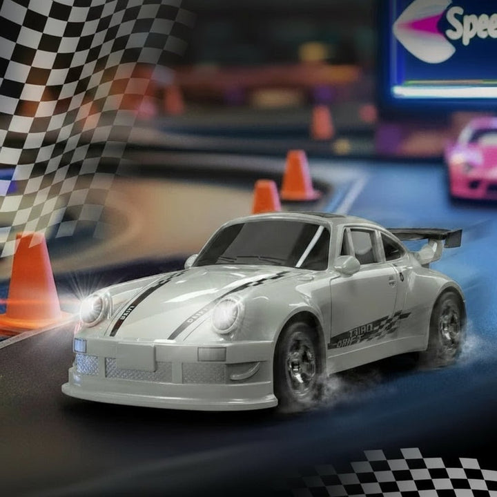 Compact 1:64 Remote-Controlled Drift Car for Smooth Gliding