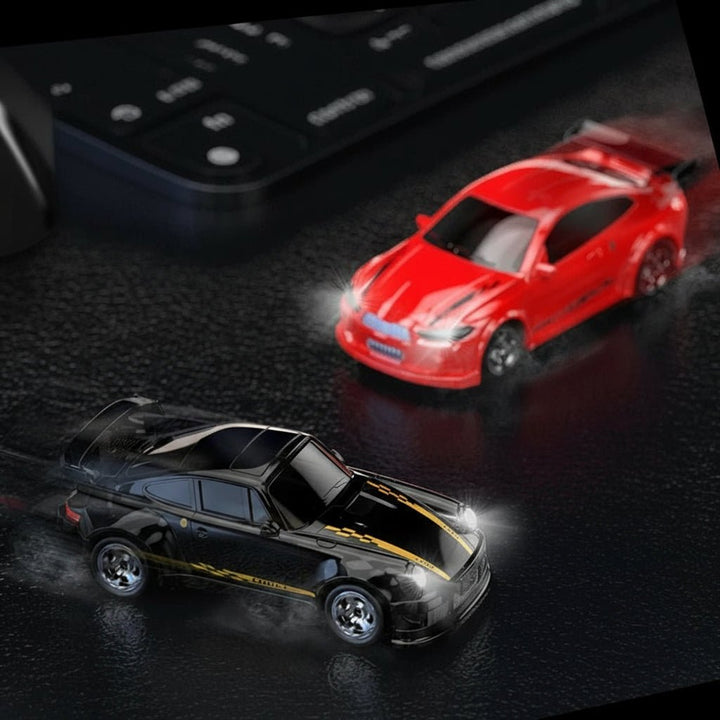 Compact 1:64 Remote-Controlled Drift Car for Smooth Gliding