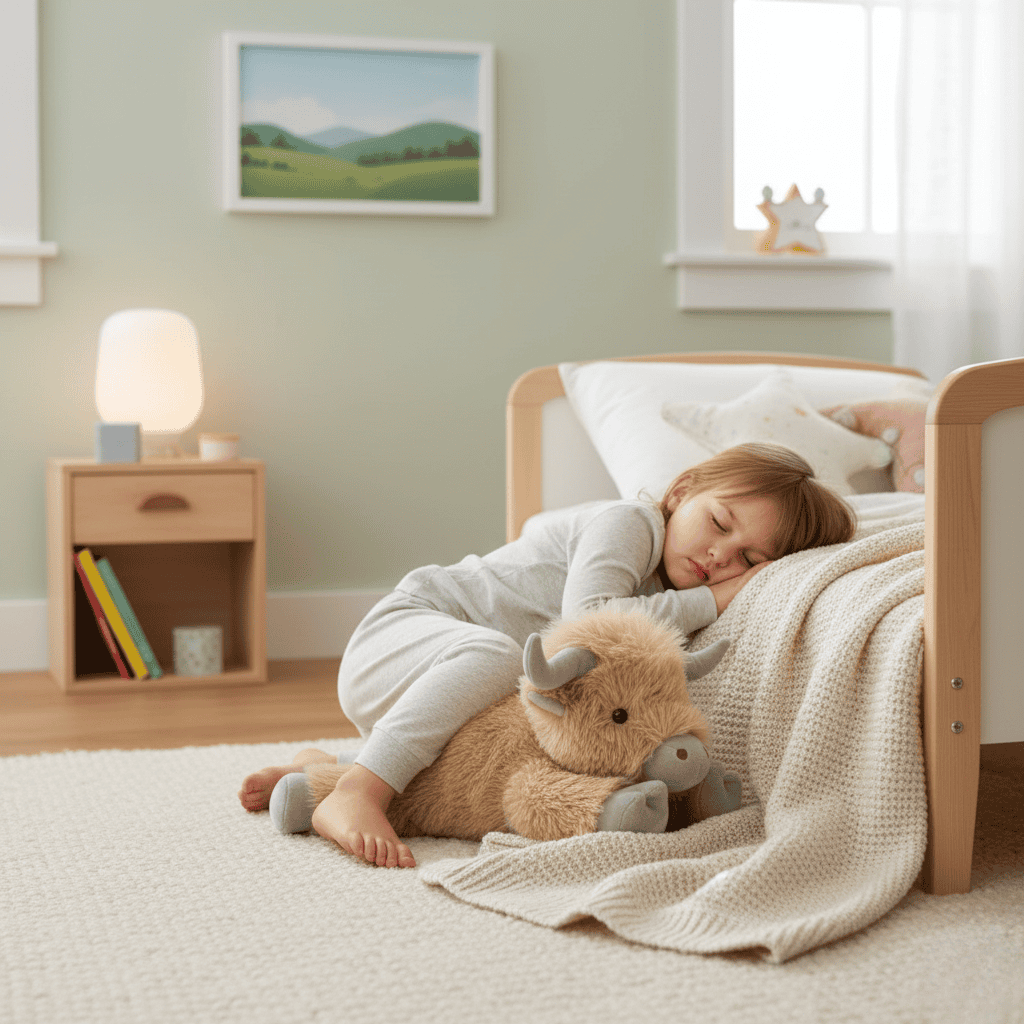 Charming Highland Cow Plush Toy with Fluffy, Rustic Charm