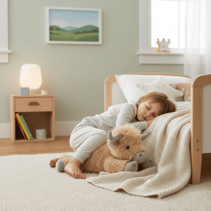 Charming Highland Cow Plush Toy with Fluffy, Rustic Charm
