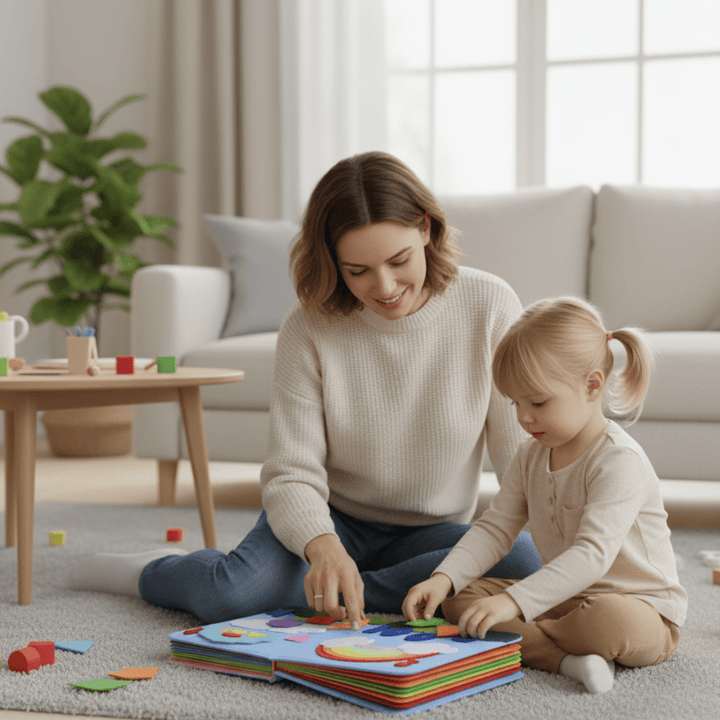 Montessori-Inspired Learning Book for Children | Interactive Stories and Educational Activities