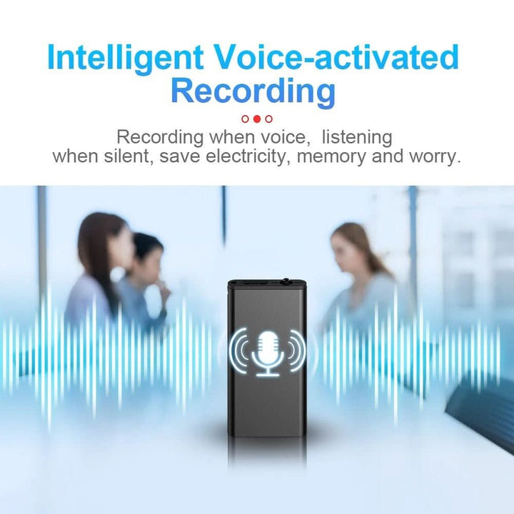 Mini Ultra-Light Dictaphone with Voice Activation & 32 GB Storage