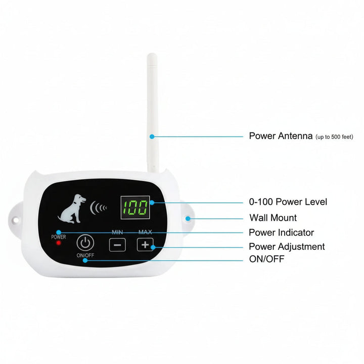 Wireless Pet Fence with Tone and Vibration Alerts
