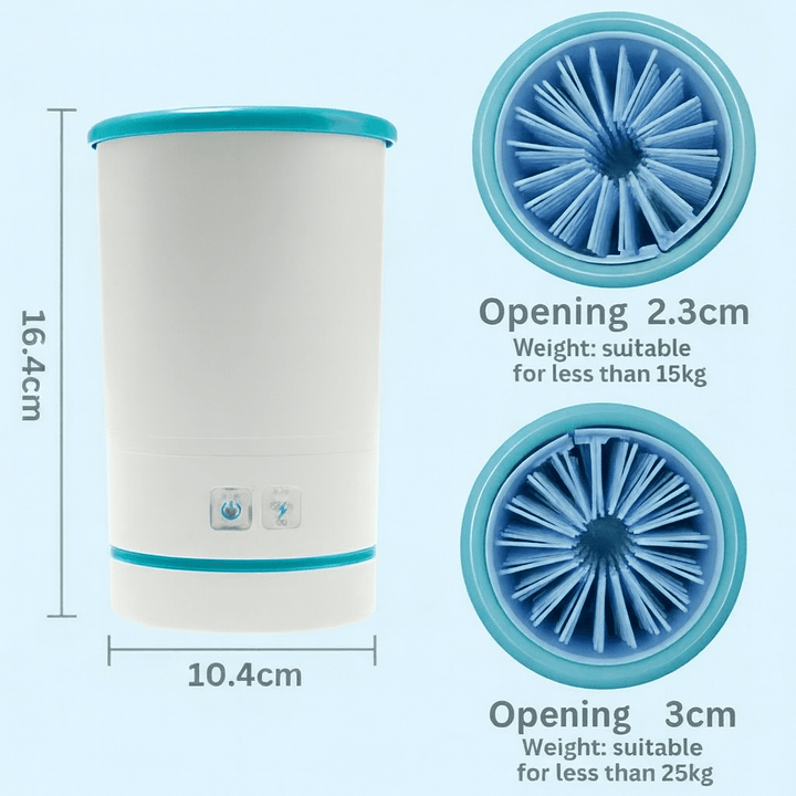 Automatic Paw Cleaning Cup with Soft Bristles