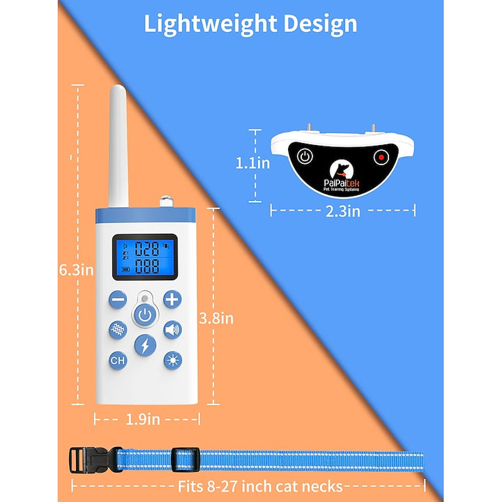 Cat Training Collar with Remote Receiver