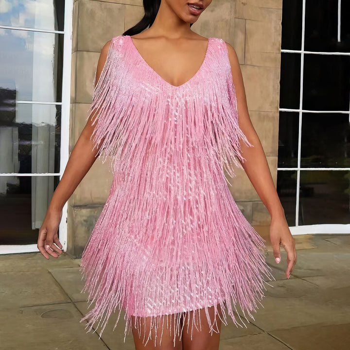 Women's Evening Sequin Dress | Mini