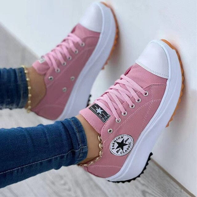 Ladies Comfortable Sneakers | Flat