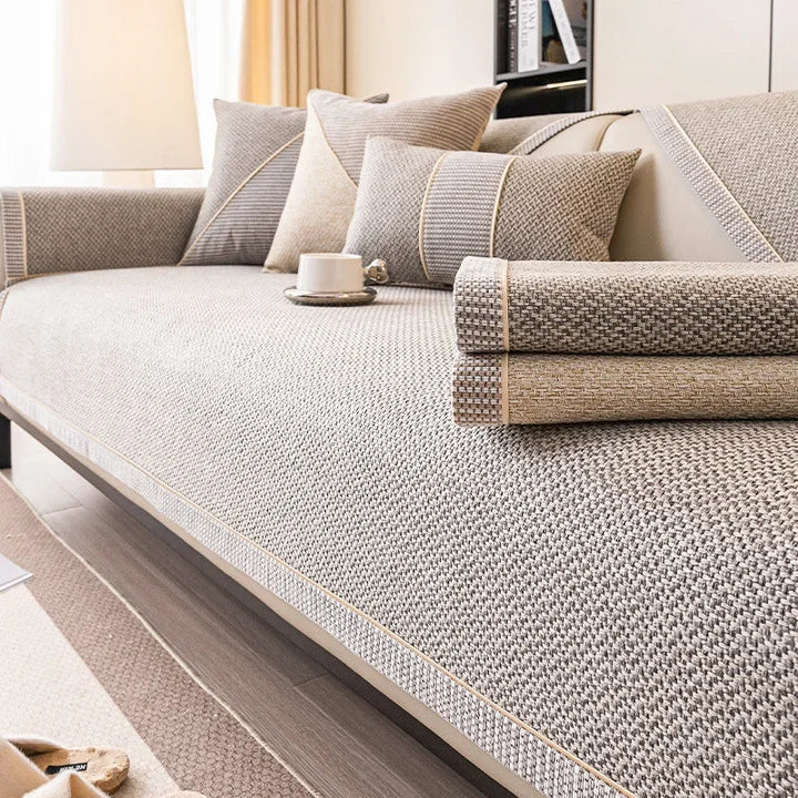 Non-slip Cotton-Linen Sofa Cover for All Seasons