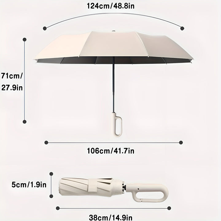 Automatic Strap Handle Folding Umbrella