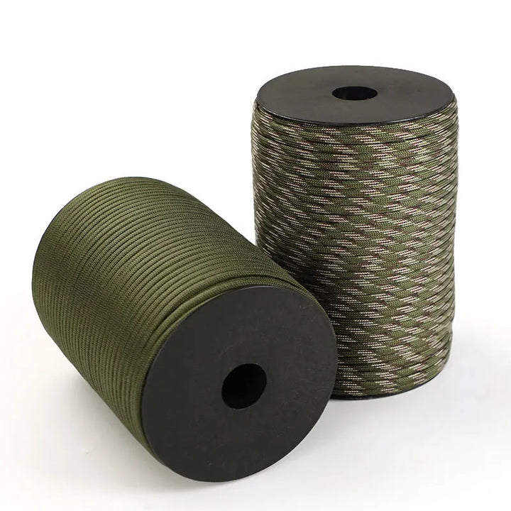 100m Survival Paracord – 9-Strand Military 550 Paracord Rope for Outdoor Activities & Crafts