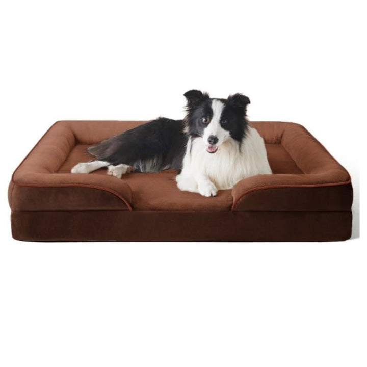 Orthopedic Dog Bed with Removable Velvet Cover